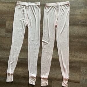 Terramar Sport Silks Womens Imperial Silk Base Layer Long Underwear Pants Small